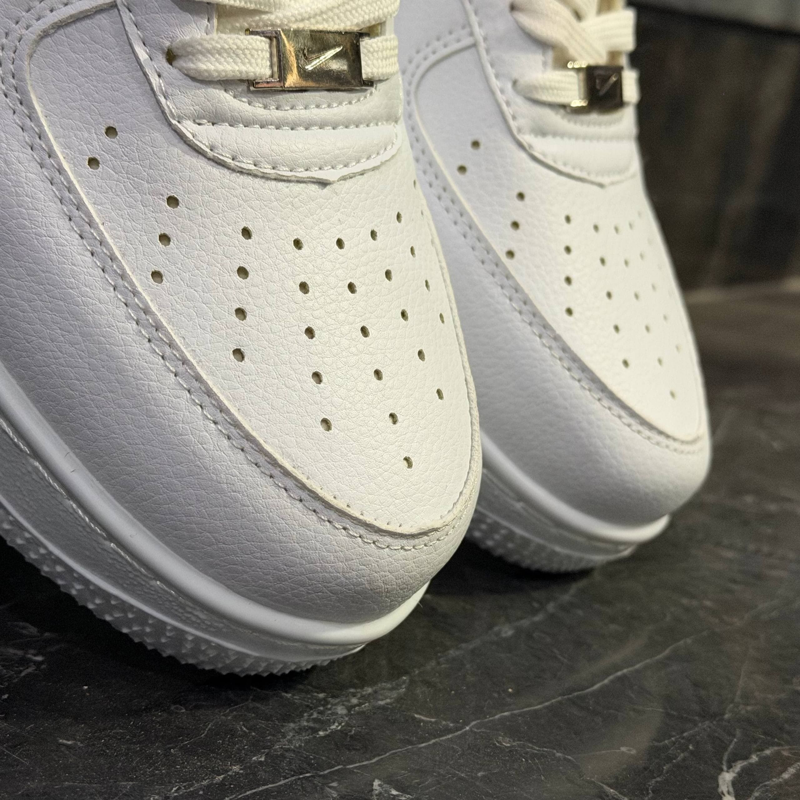 کفش کتانی مردانه نایک ایرفورس سفید تمام Nike Air Force