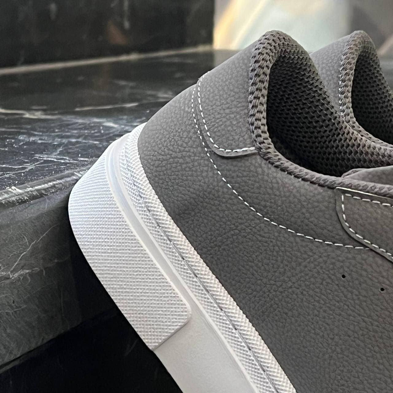 کفش کتانی مردانه ونس پل اند بیر طوسی سفید Vans Pull&Bear