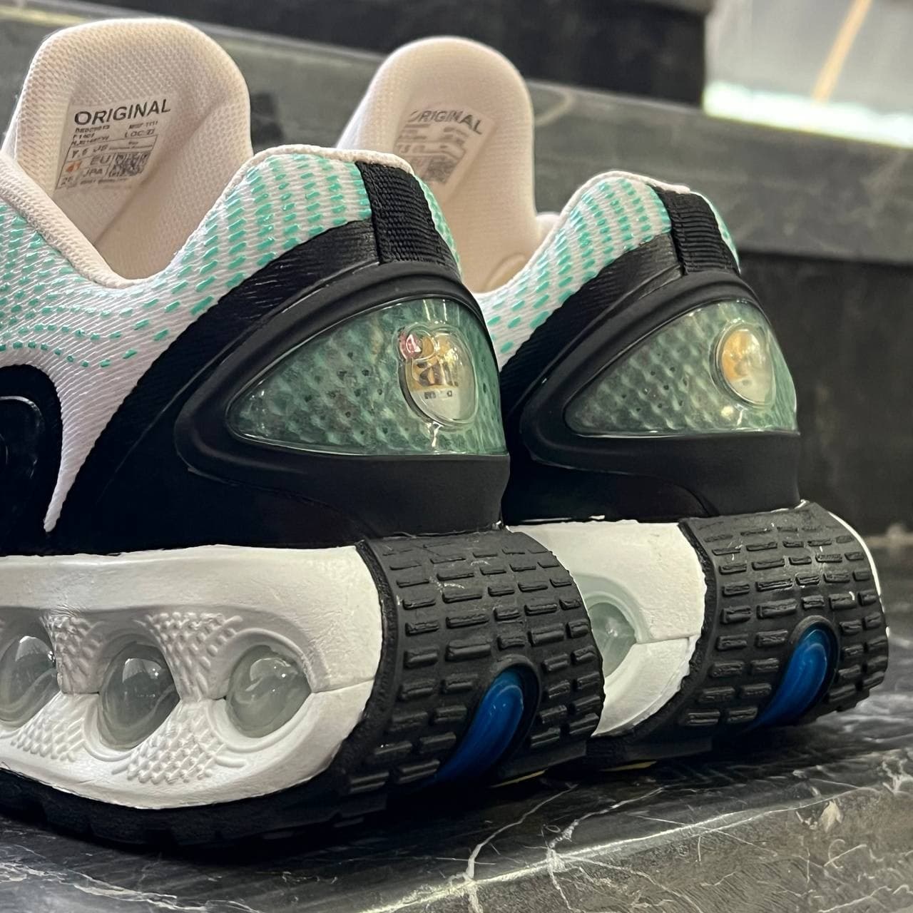 کفش کتانی مردانه نایک ایر مکس زیره کپسولی سبز سفید Nike Air Max Dn
