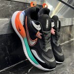 کتانی مردانه رانینگ نایک زوم مشکی نارنجی (شبرنگی)