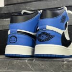کفش کتانی مردانه نایک ترویس اسکات ساقدار آبی NIKE travis scott - تصویر 4