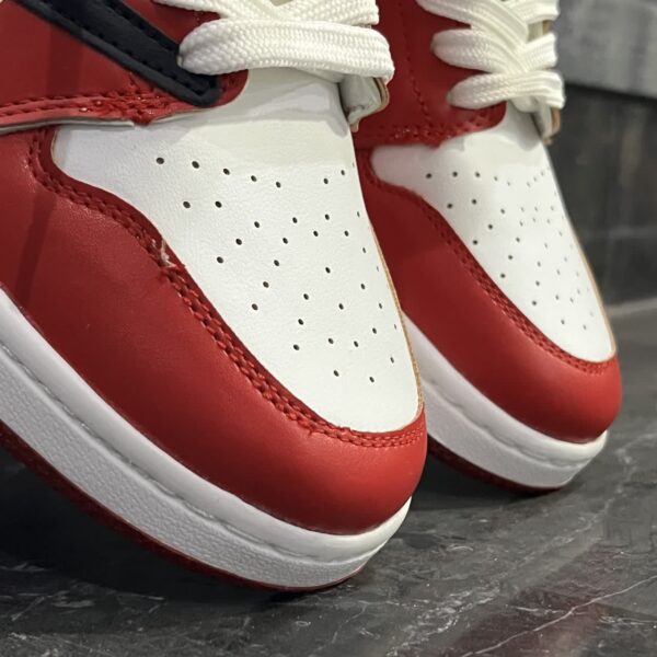 کفش کتانی مردانه نایک ترویس اسکات ساقدار قرمز NIKE travis scott - تصویر 3