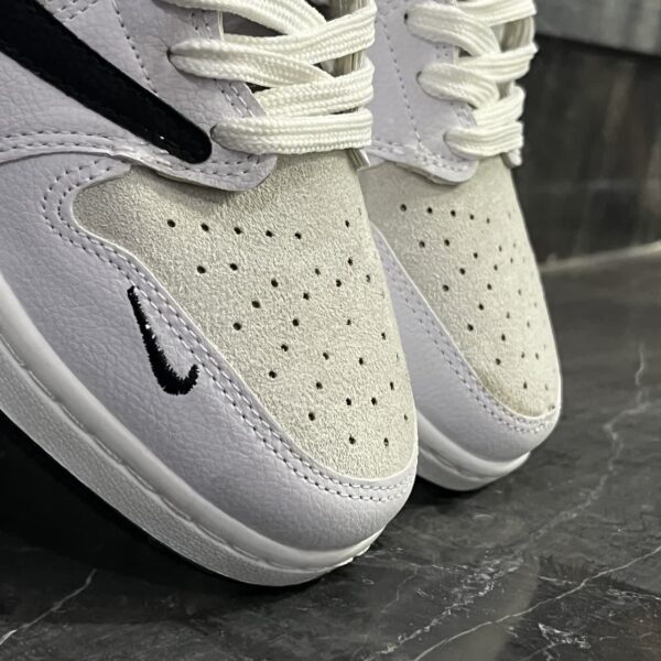 کفش کتانی مردانه نایک ترویس سفید نایک مشکی NIKE travis scott - تصویر 3