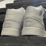 کفش کتانی مردانه نایک جردن 1 ساقدار سفید تمام Nike Jordan 1 - تصویر 4