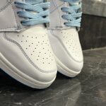 کفش کتانی مردانه جردن 1 ساقدار بلو فانتوم Jordan 1 High Phantom Blue - تصویر 3