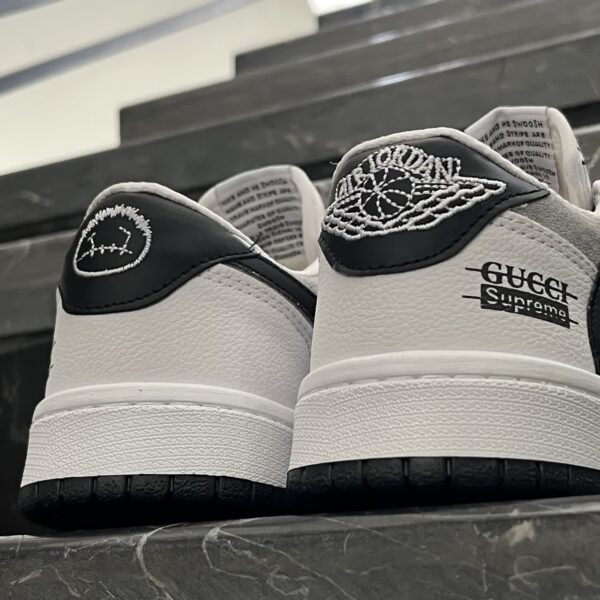 کفش کتانی مردانه نایک ترویس طوسی سفید NIKE travis scott - تصویر 3