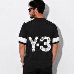تیشرت مردانه سفید مشکی تک سایز 2XL مدل Y-3 - تصویر 2