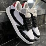 کفش کتانی مردانه نایک ترویس مشکی سفید قرمز NIKE travis scott