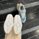 کفش کتانی مردانه نیوبالانس 9060 آبی زیره لقمه New Balance 9060 - تصویر 4
