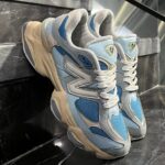 کفش کتانی مردانه نیوبالانس 9060 آبی زیره لقمه New Balance 9060