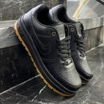 کفش کتانی مردانه نایک ایرفورس مشکی تمام تک سایز 43 Nike Air Force