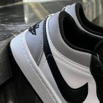 کفش کتانی زنانه نایک جردن 1 مشکی سفید طوسی Nike Jordan 1 - تصویر 3