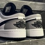 کفش کتانی زنانه نایک جردن 1 مشکی سفید طوسی Nike Jordan 1 - تصویر 2