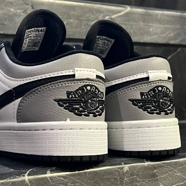 کفش کتانی زنانه نایک جردن 1 مشکی سفید طوسی Nike Jordan 1 - تصویر 2