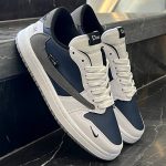 کتانی مردانه نایک ترویس سفید سرمه ای دیور Nike Travis