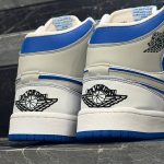 کفش کتانی مردانه جردن 1 ساقدار بلو فانتوم جدید Jordan 1 High Phantom Blue - تصویر 4