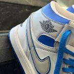کفش کتانی مردانه جردن 1 ساقدار بلو فانتوم جدید Jordan 1 High Phantom Blue - تصویر 2