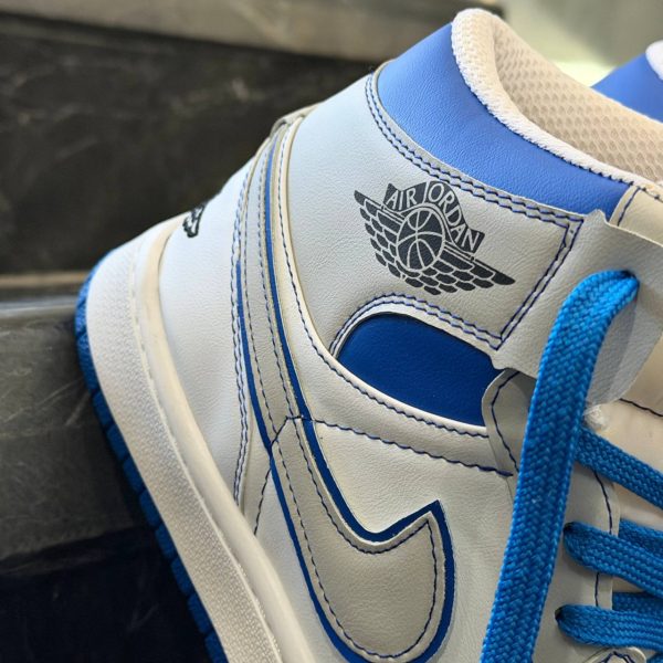 کفش کتانی مردانه جردن 1 ساقدار بلو فانتوم جدید Jordan 1 High Phantom Blue - تصویر 2