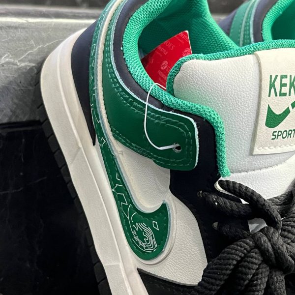 نایک جردن 1 وارداتی چینی سفید مشکی سبز Jordan1 تک سایز 37 - تصویر 3