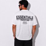 تیشرت مردانه سفید طرح ESSENTIALS - تصویر 2