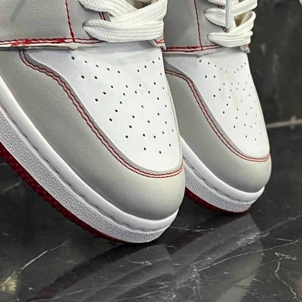 کفش کتانی مردانه جردن 1 ساقدار رد فانتوم جدید Jordan 1 High Phantom Red - تصویر 3