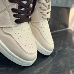 کفش کتانی مردانه نایک جردن 1 ساقدار اما مانیر + بند اضافه Nike Jordan1 - تصویر 3