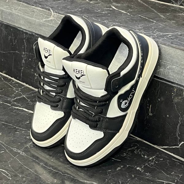 نایک جردن 1 وارداتی چینی سفید مشکی Jordan1 - تصویر 2