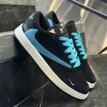 کفش کتانی مردانه نایک ترویس مشکی نایک آبی NIKE travis scott