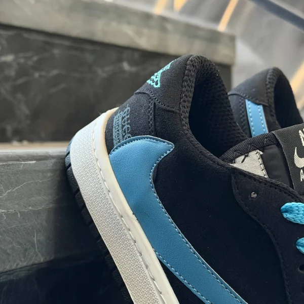 کفش کتانی مردانه نایک ترویس مشکی نایک آبی NIKE travis scott - تصویر 2