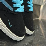 کفش کتانی مردانه نایک ترویس مشکی نایک آبی NIKE travis scott - تصویر 3