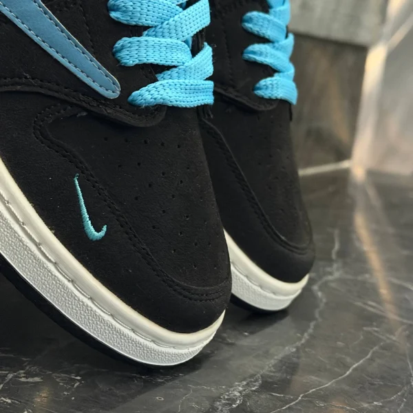 کفش کتانی مردانه نایک ترویس مشکی نایک آبی NIKE travis scott - تصویر 3