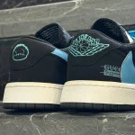 کفش کتانی مردانه نایک ترویس مشکی نایک آبی NIKE travis scott - تصویر 4