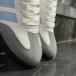 کفش کتانی ونس سامبا زنانه سفید آبی Adidas Samba - تصویر 3